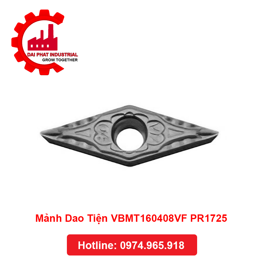 Mảnh Dao Tiện VBMT160408VF PR1725