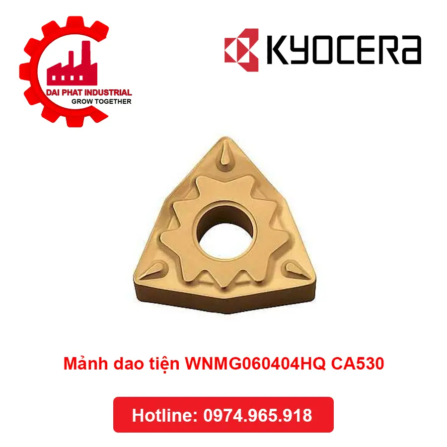 Mảnh Dao Tiện WNMG060404HQ CA530 - Đại Phát