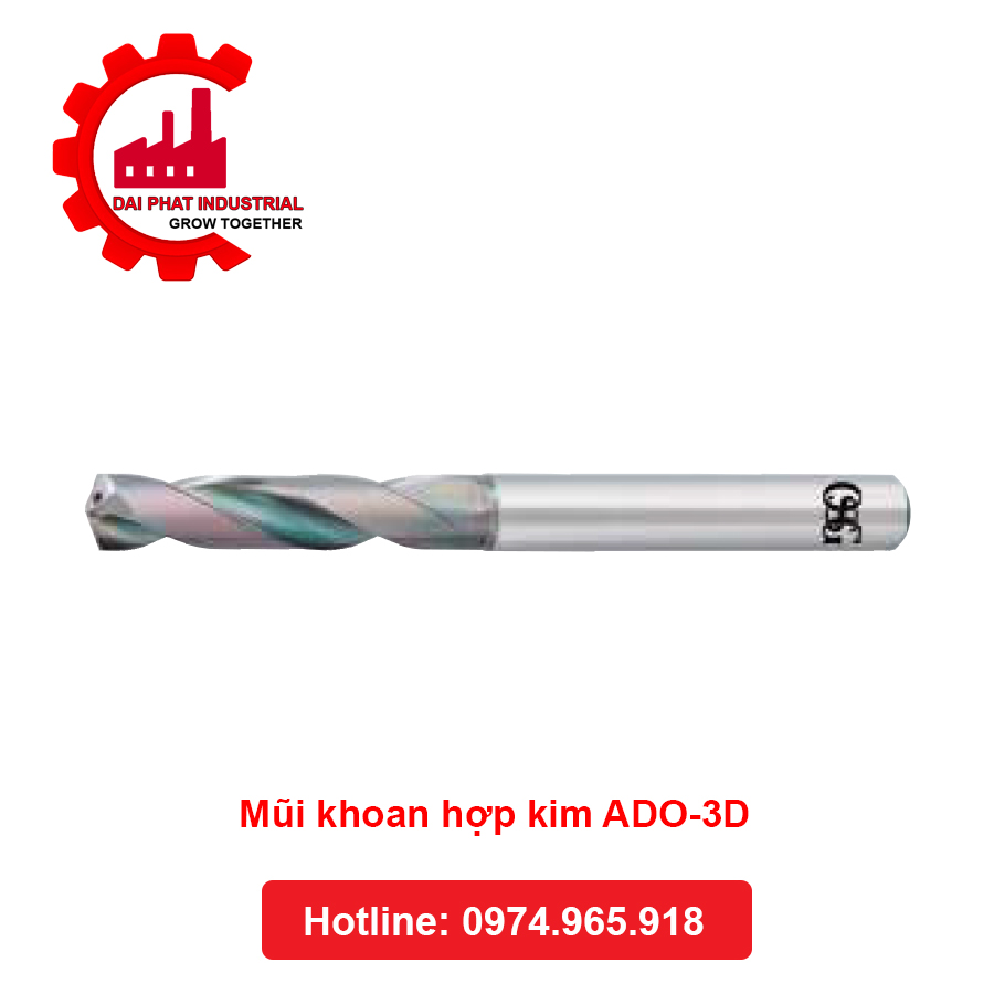 Mũi Khoan Hợp Kim ADO-3D 14.2-15