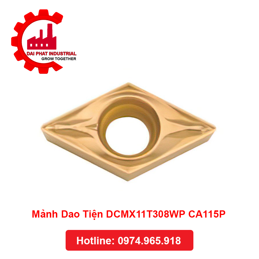 Mảnh Dao Tiện DCMX11T308WP CA115P