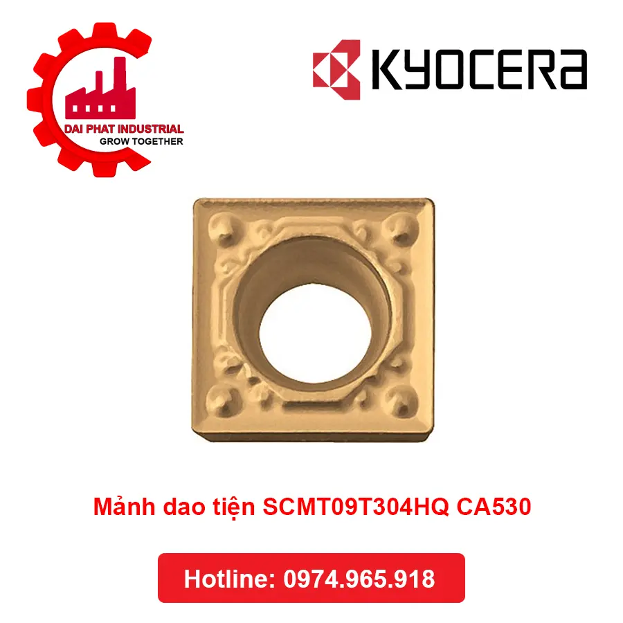 Mảnh Dao Tiện SCMT09T304HQ CA530- Đại Phát