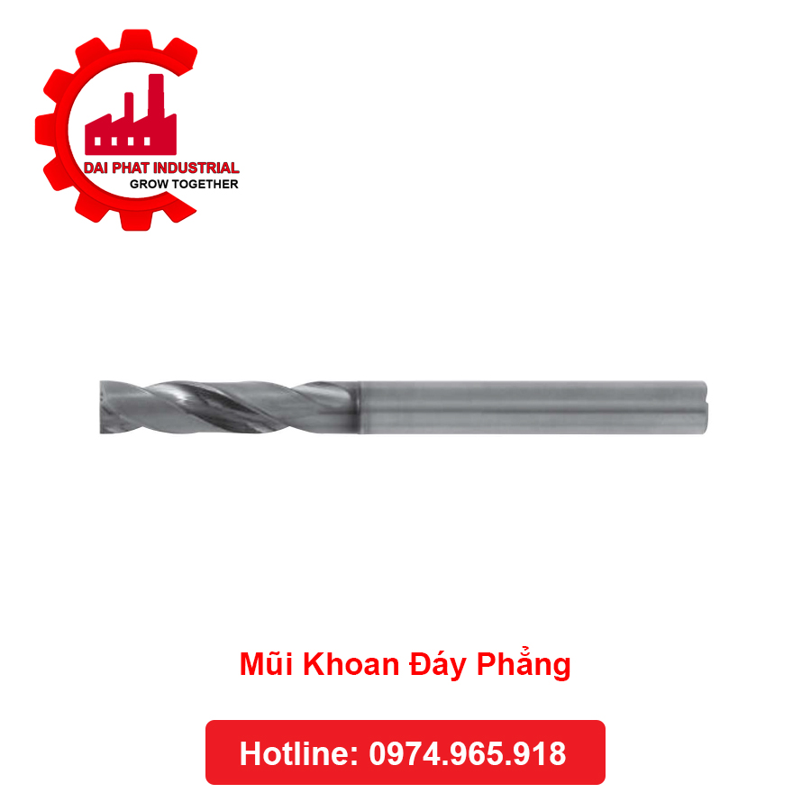 Mũi Khoan Đáy Phẳng Ø7.4  2ZDK074HP-3D-OH