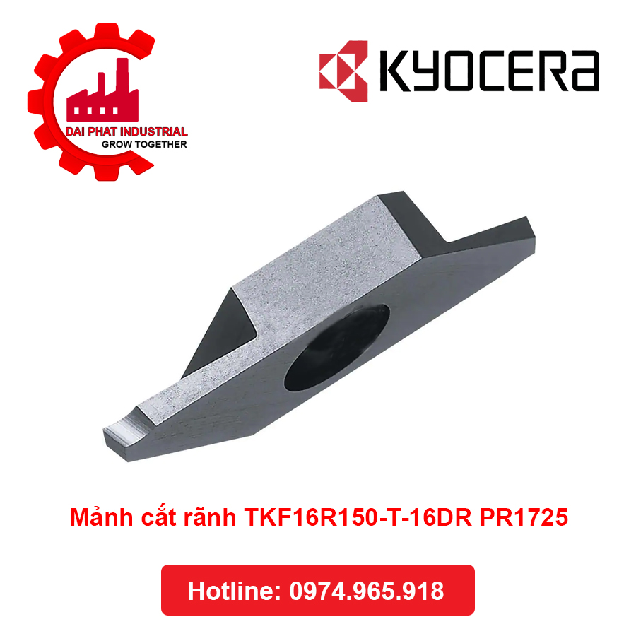 Mảnh cắt rãnh TKF16R150-T-16DR PR1725 - Thiết Bị Công Nghiệp Đại Phát