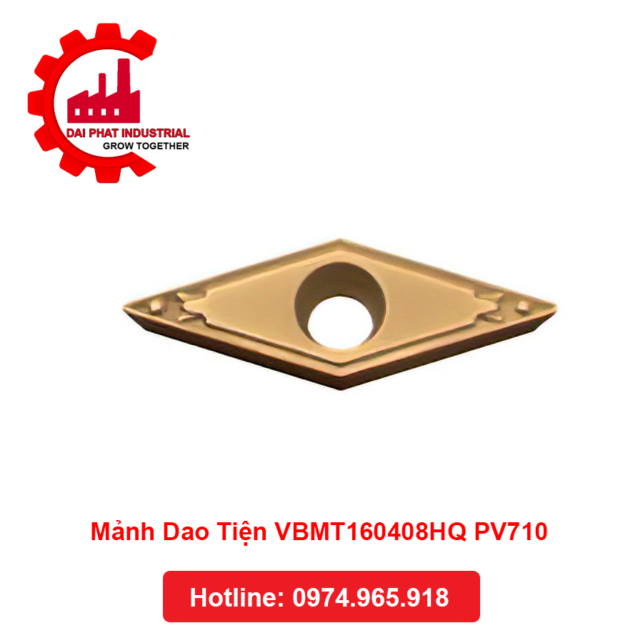 Mảnh Dao Tiện VBMT160408HQ PV710