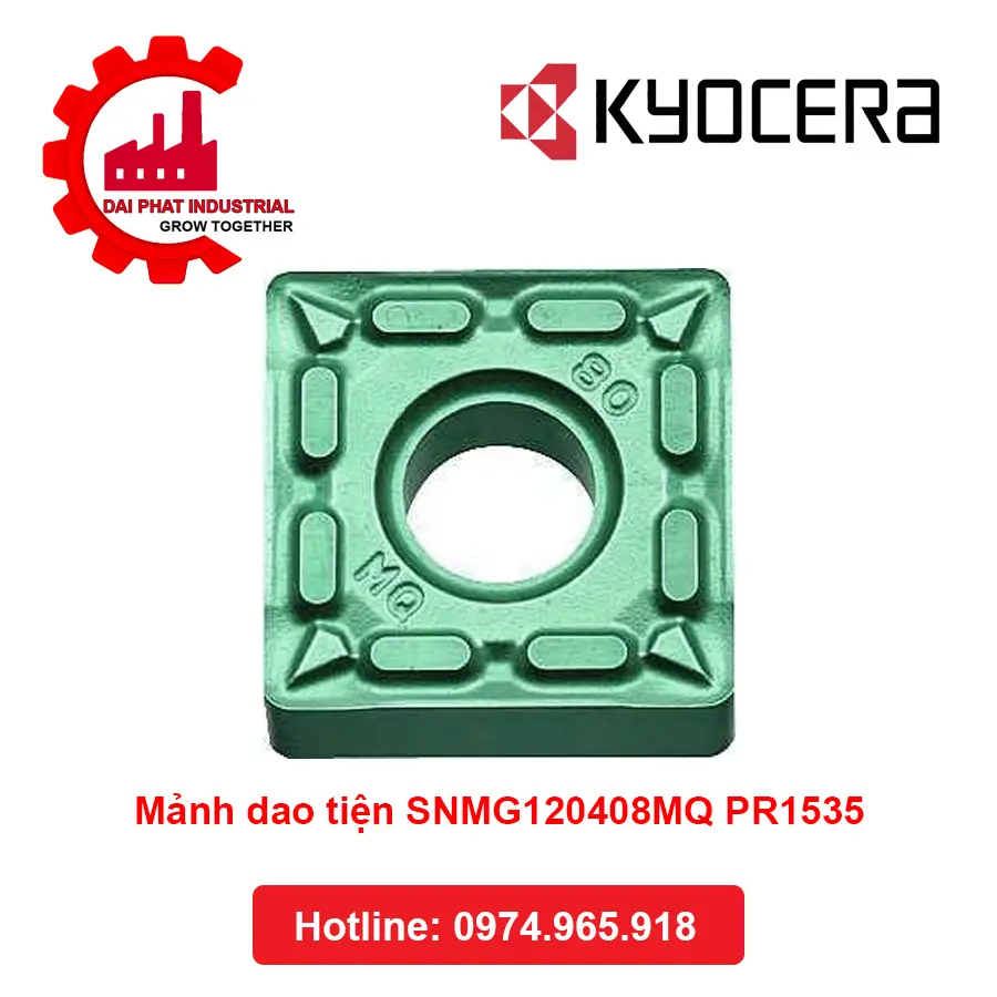 Mảnh Dao Tiện SNMG120408MQ PR1535 - Đại Phát