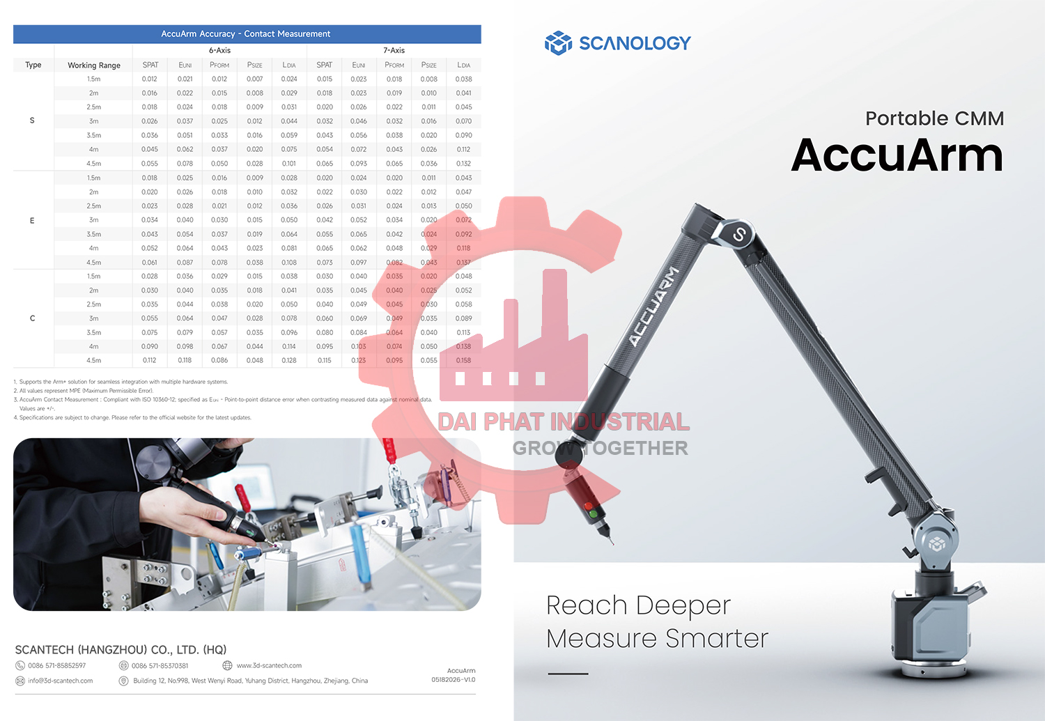 Máy đo tọa độ 3 chiều Accuarm