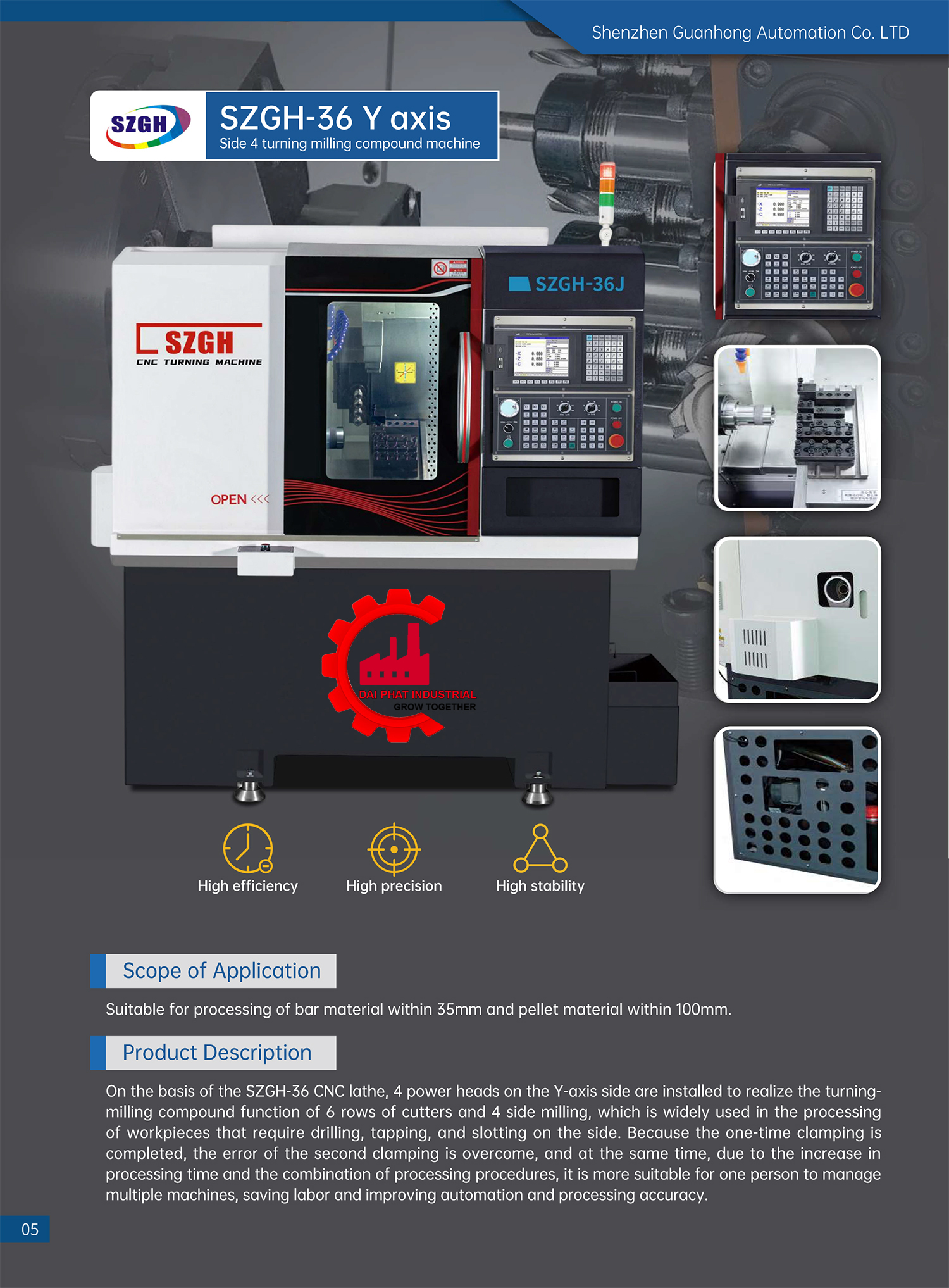 máy tiện CNC SZGH-36Y (SZGH)