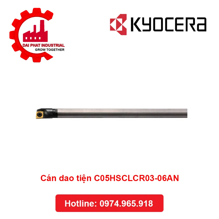 Cán dao tiện C05H-SCLCR03-06AN