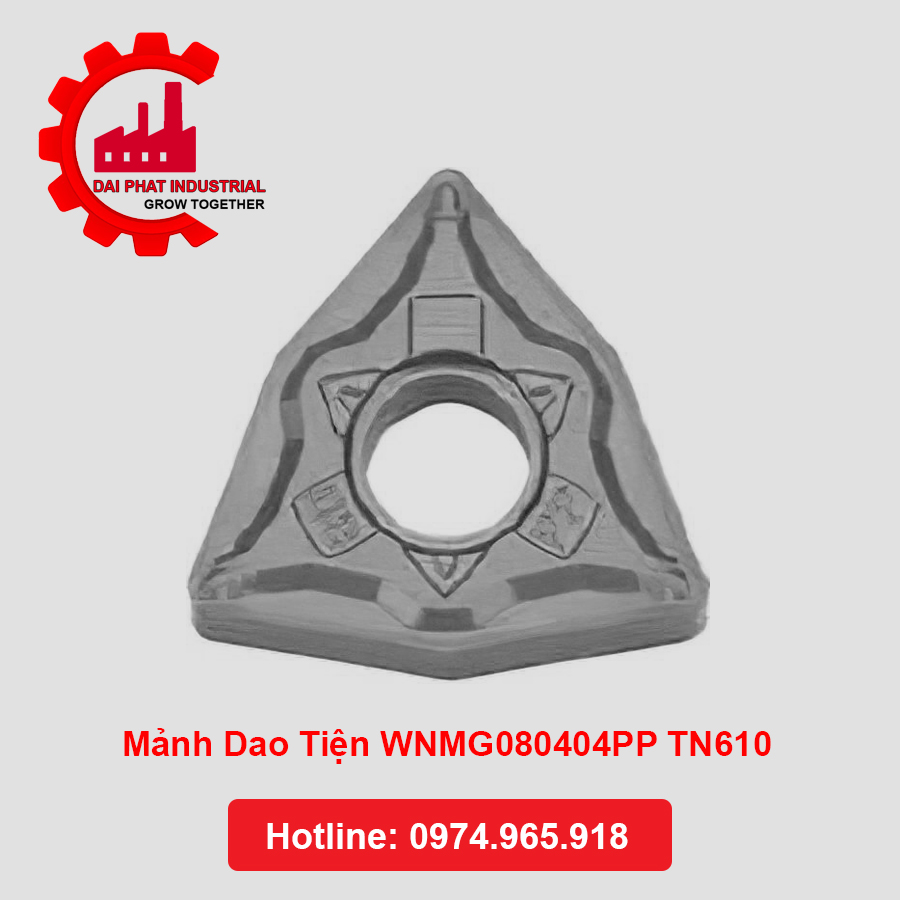 Mảnh Dao Tiện WNMG080404PP TN610