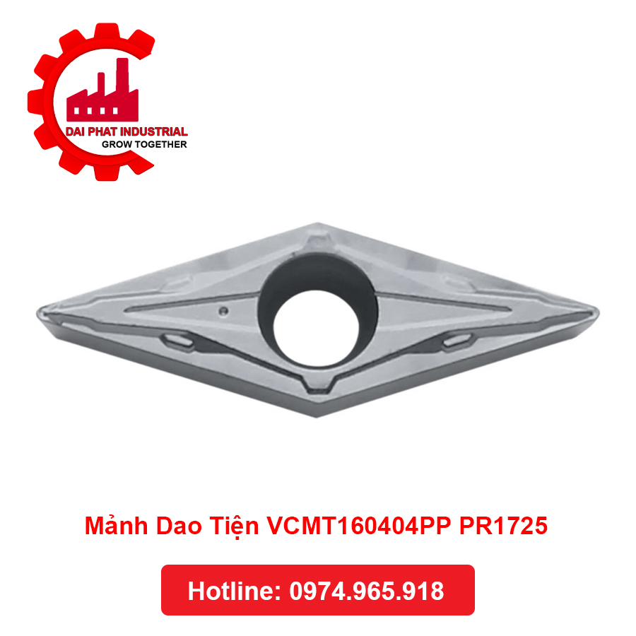 Mảnh Dao Tiện VCMT160404PP PR1725
