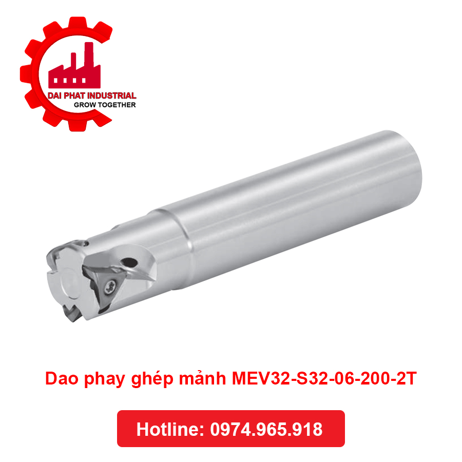 Dao Phay Ghép Mảnh MEV32-S32-06-200-2T Đại Phát