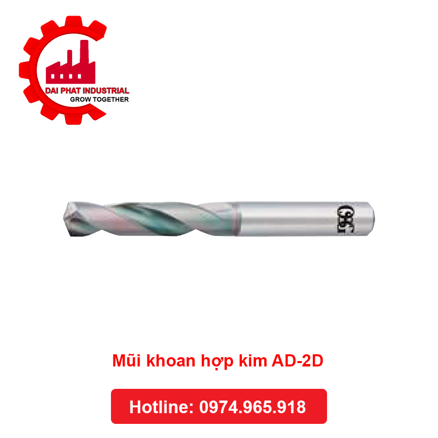 Mũi khoan hợp kim Ø2.4 AD-2D-2.4-3