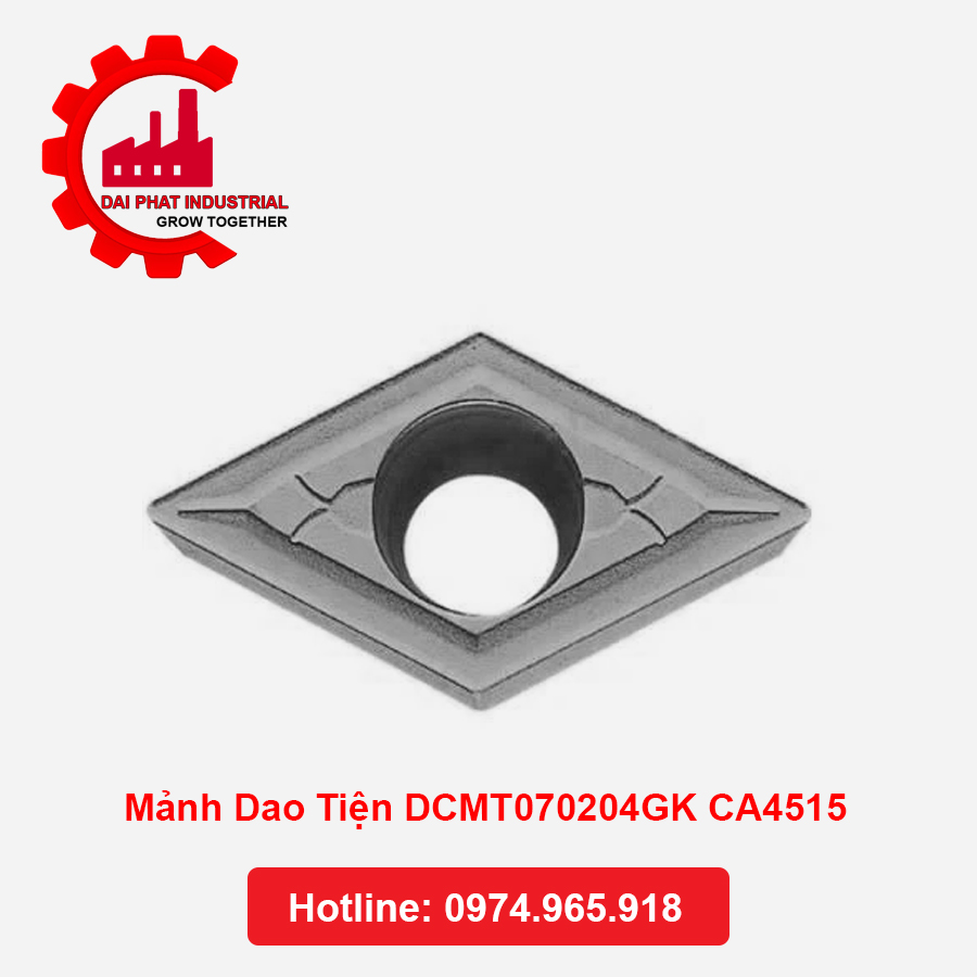 Mảnh Dao Tiện DCMT070204GK CA4515