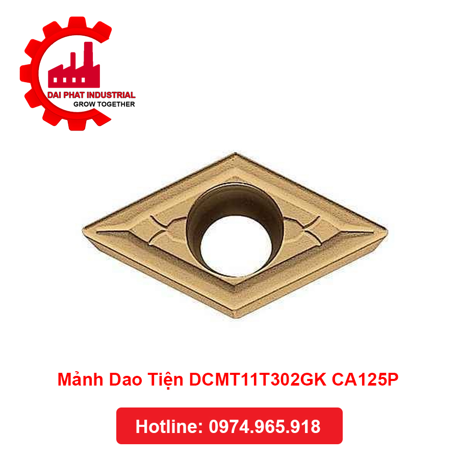 Mảnh Dao Tiện DCMT11T302GK CA125P