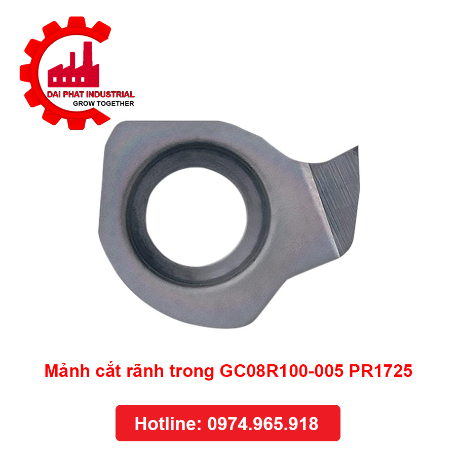 Mảnh cắt rãnh trong GC08R100-005 PR1725 - Đại Phát