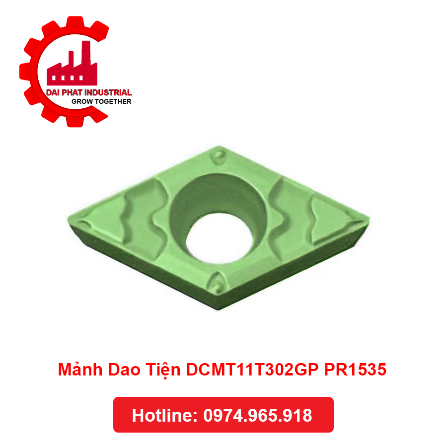 Thông số kỹ thuật và ứng dụng Mảnh Dao Tiện DCMT11T302GP PR1535