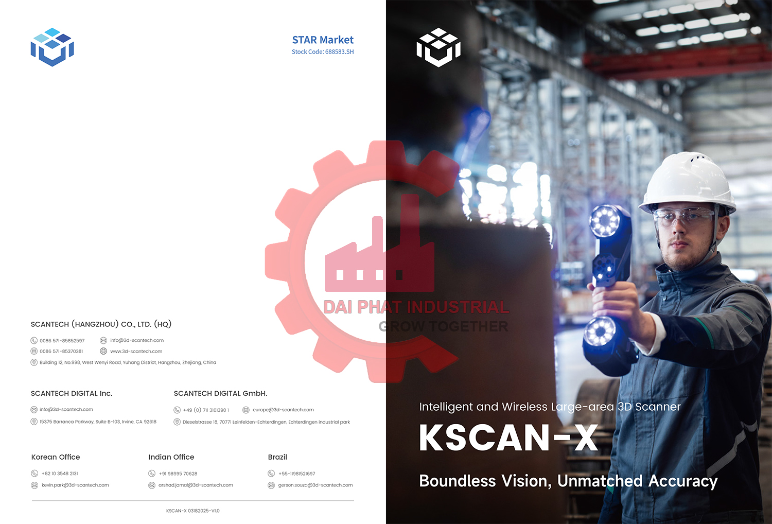 Máy quét 3D cầm tay Kscan-x