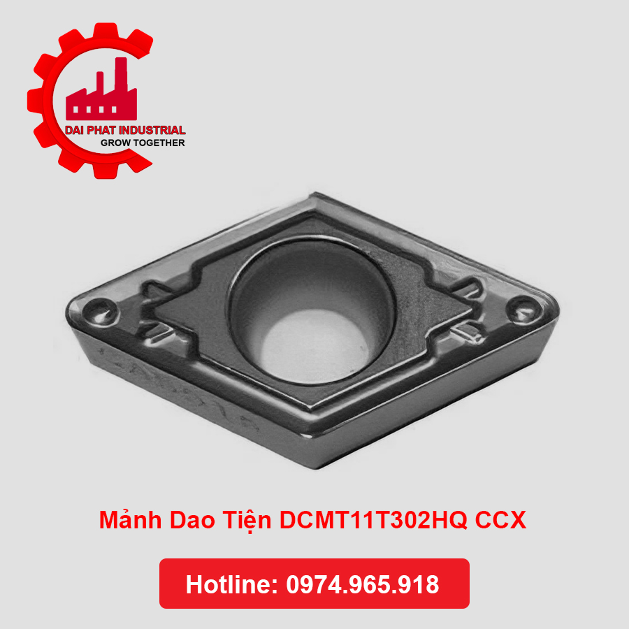 Mảnh Dao Tiện DCMT11T302HQ CCX