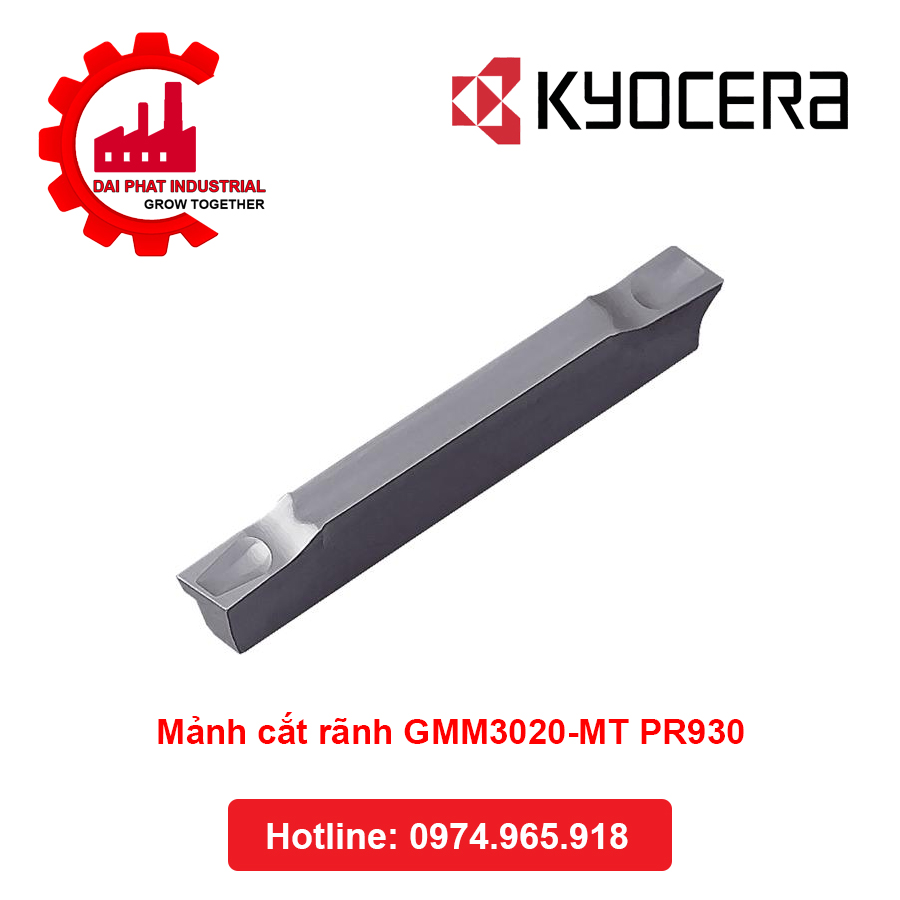 Mảnh cắt rãnh GMM3020-MT PR930 - Thiết Bị Công Nghiệp Đại Phát