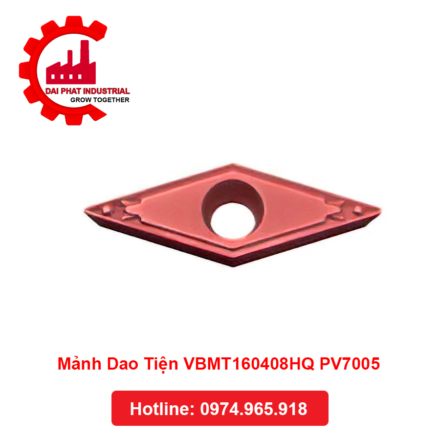 Mảnh Dao Tiện VBMT160408HQ PV7005
