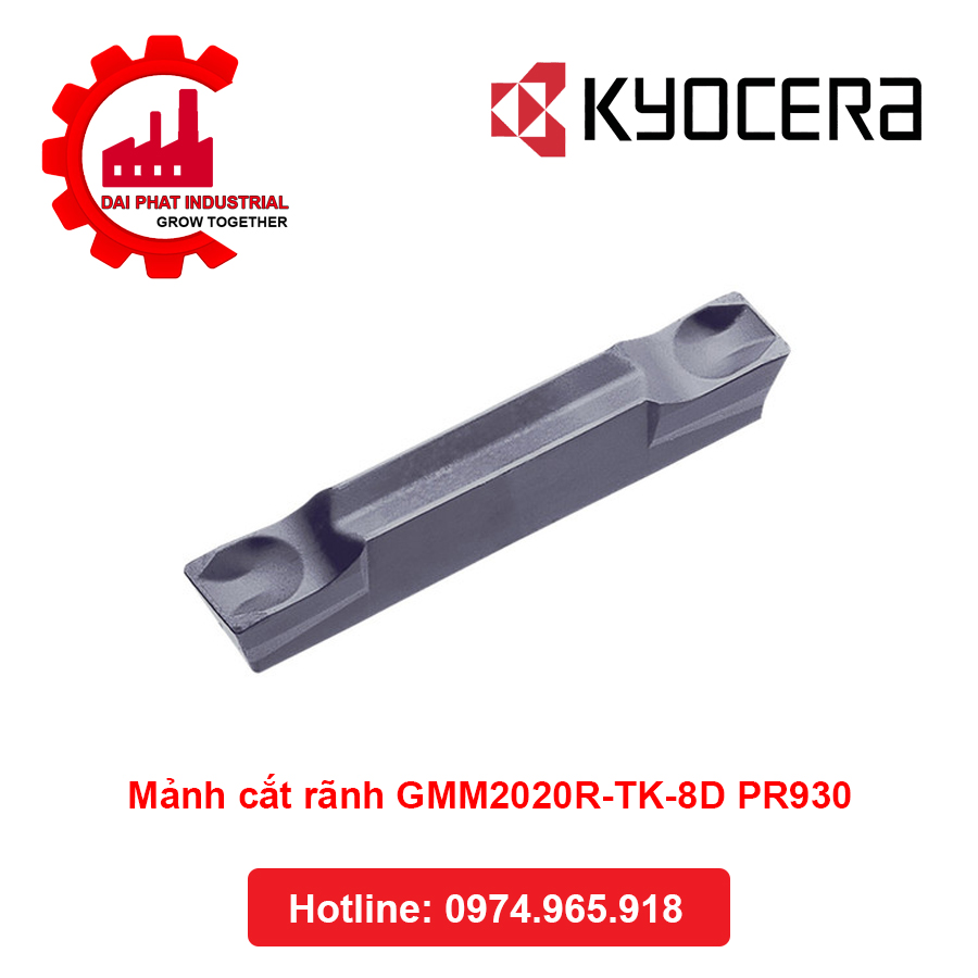 Mảnh cắt rãnh GMM2020R-TK-8D PR930 - Đại Phát