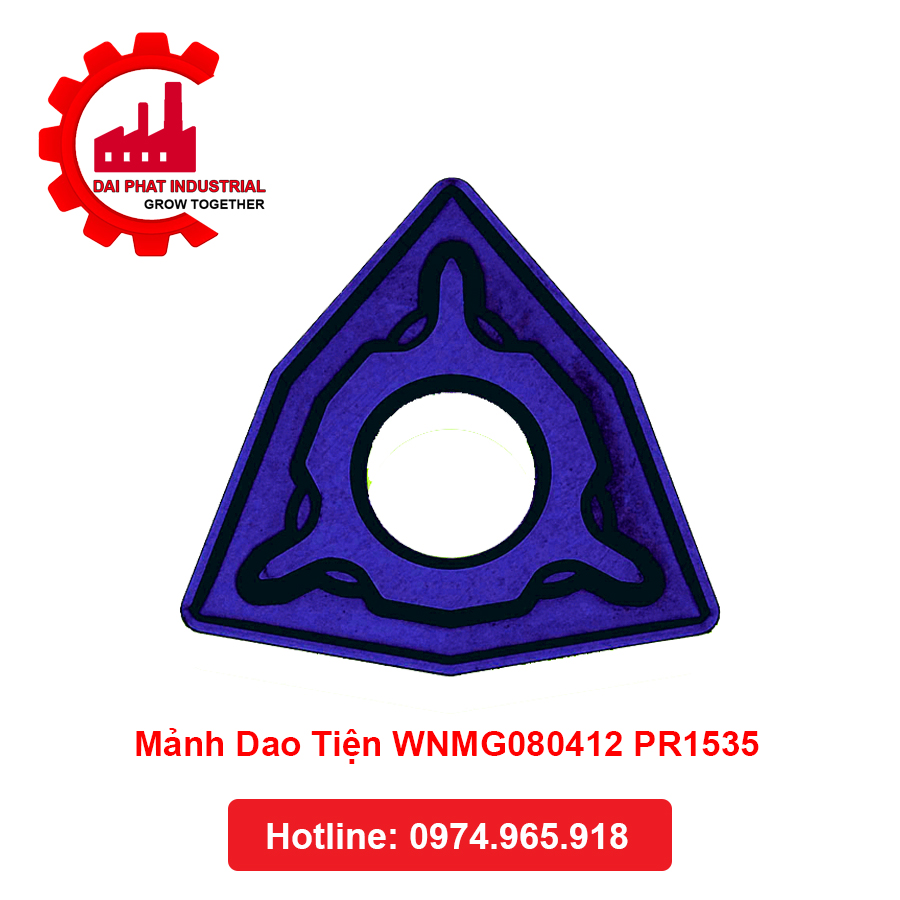 Mảnh Dao Tiện WNMG080412 PR1535