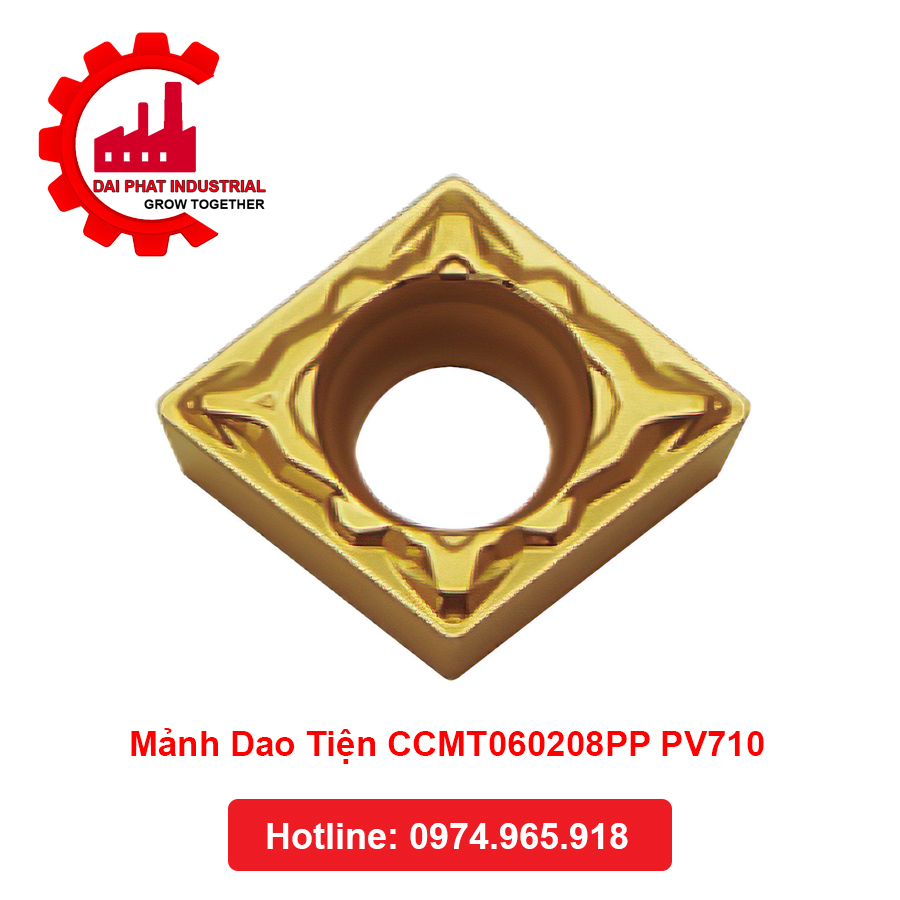 Mảnh Dao Tiện CCMT060208PP PV710