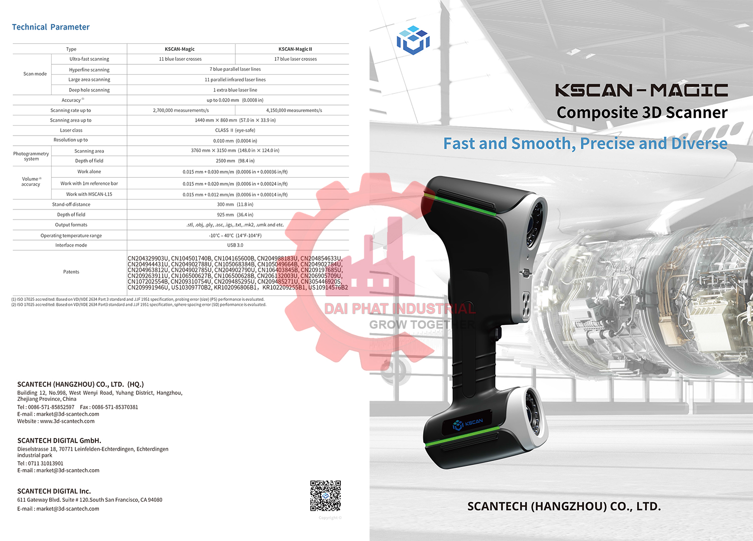 máy quét 3D cầm tay KSCAN-Magic