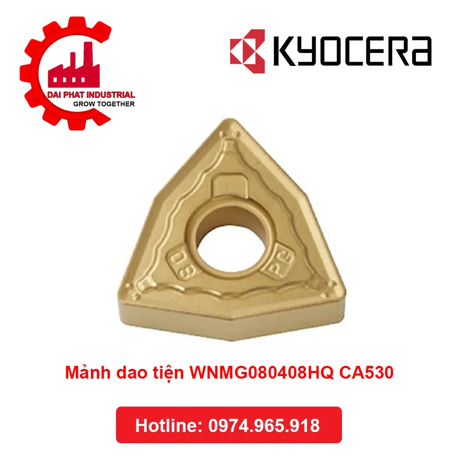 Mảnh Dao Tiện WNMG080408HQ CA530 - Đại Phát