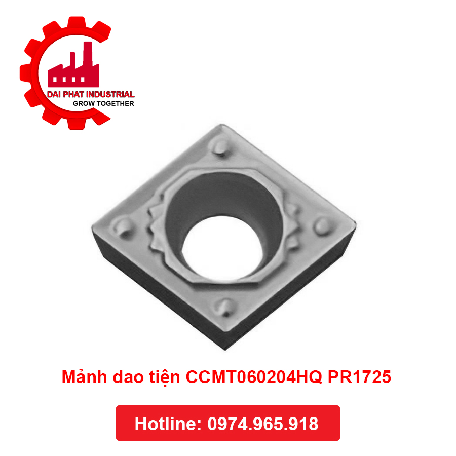 Mảnh dao tiện CCMT060204HQ PR1725