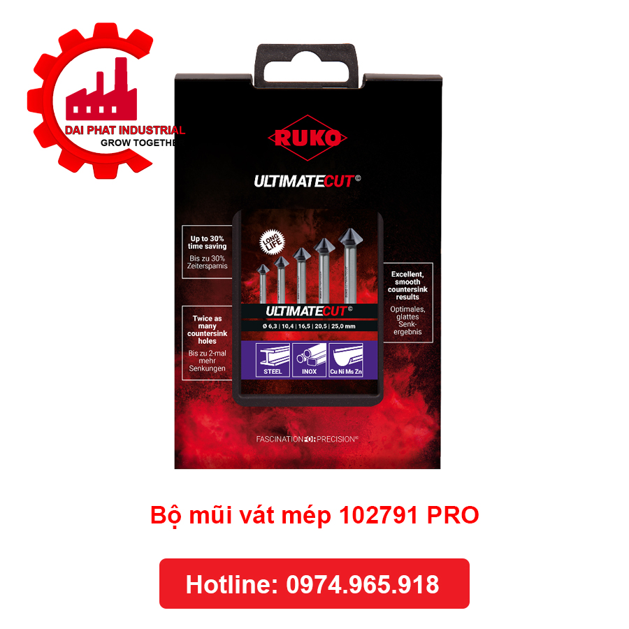 bộ mũi vát mép 102791 PRO