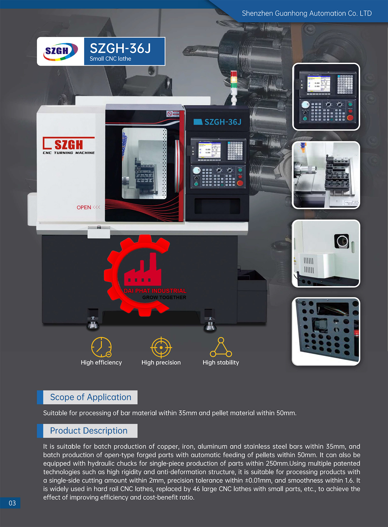 máy tiện CNC SZGH-36J (SZGH)