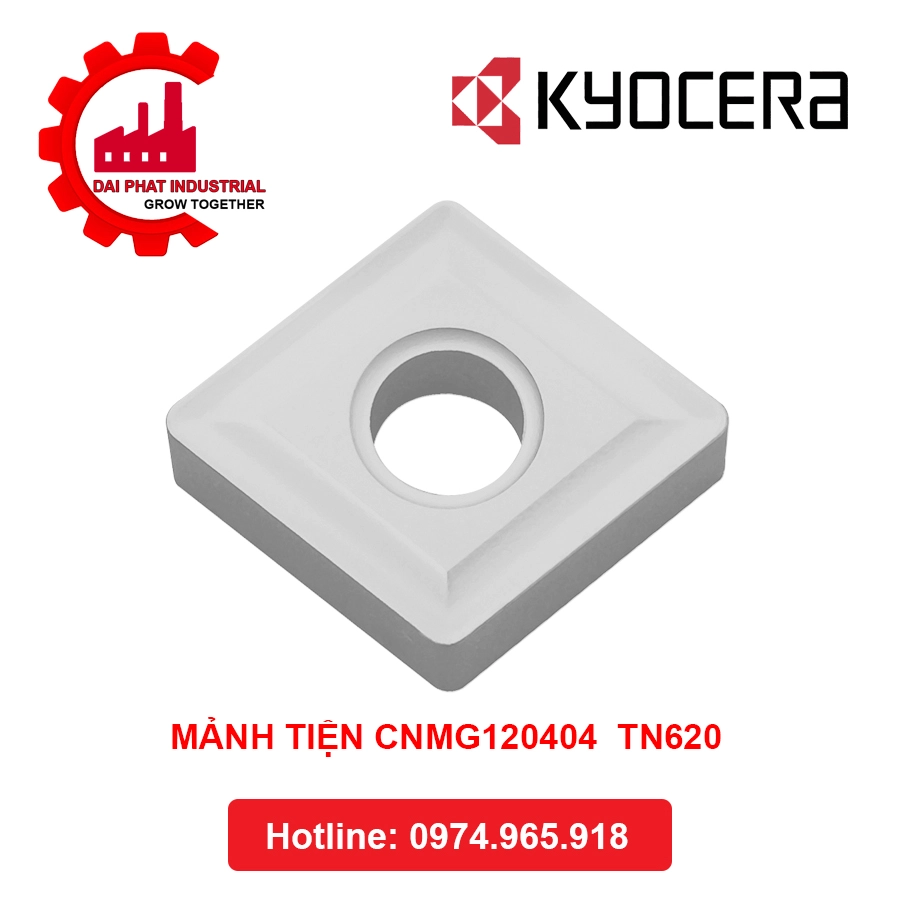 Mảnh Dao Tiện KYOCERA CNMG120404 TN620