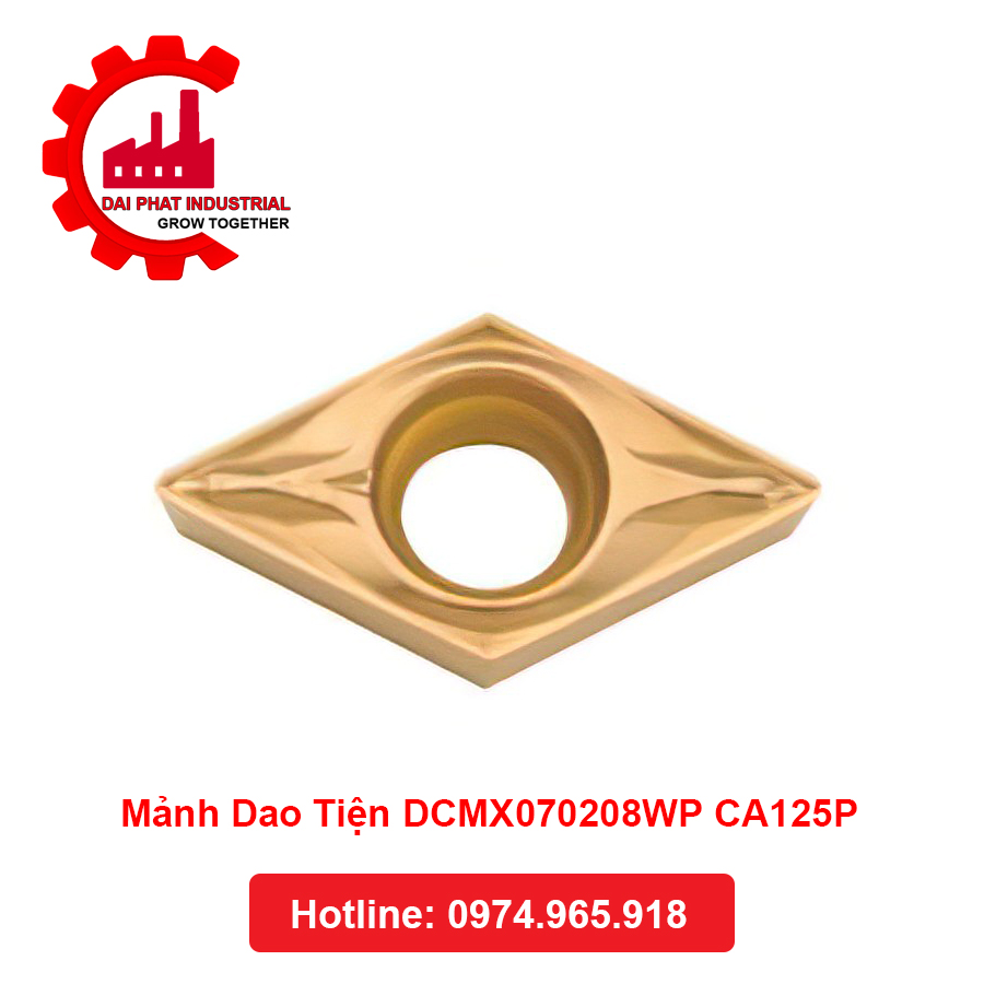 Mảnh Dao Tiện DCMX070208WP CA125P