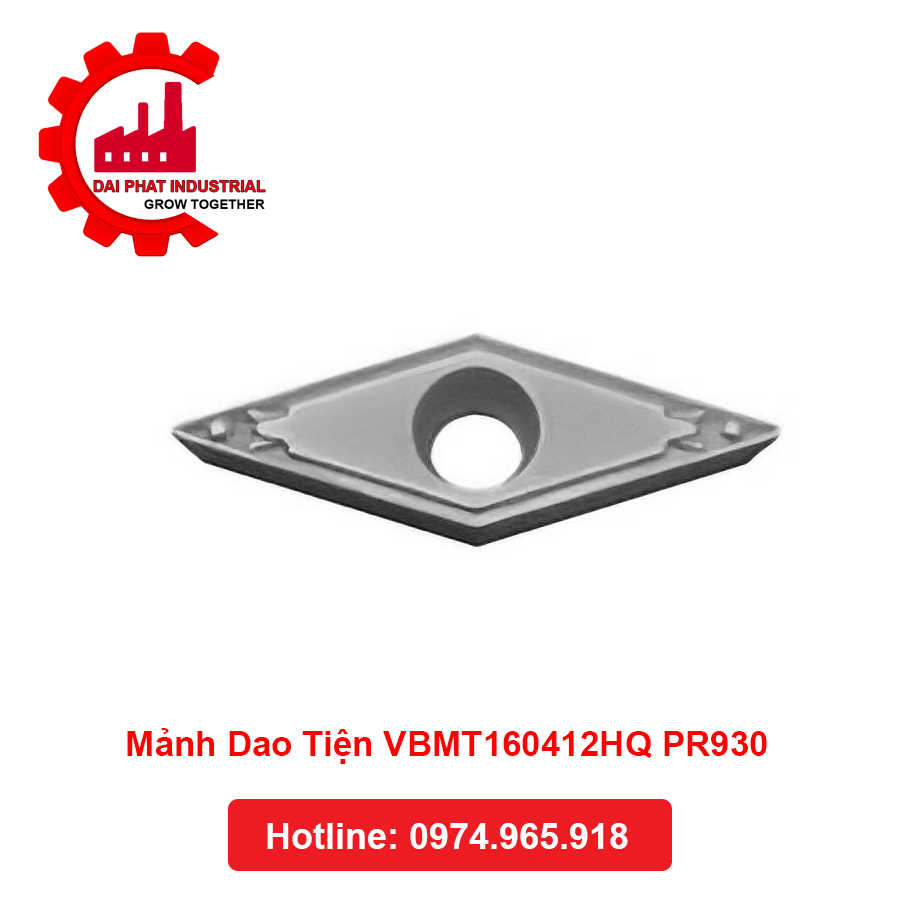 Mảnh Dao Tiện VBMT160412HQ PR930