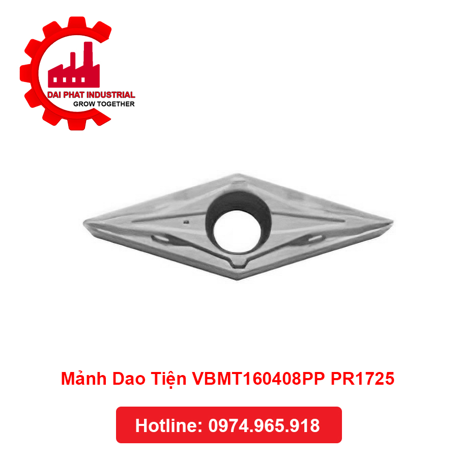 Mảnh Dao Tiện VBMT160408PP PR1725
