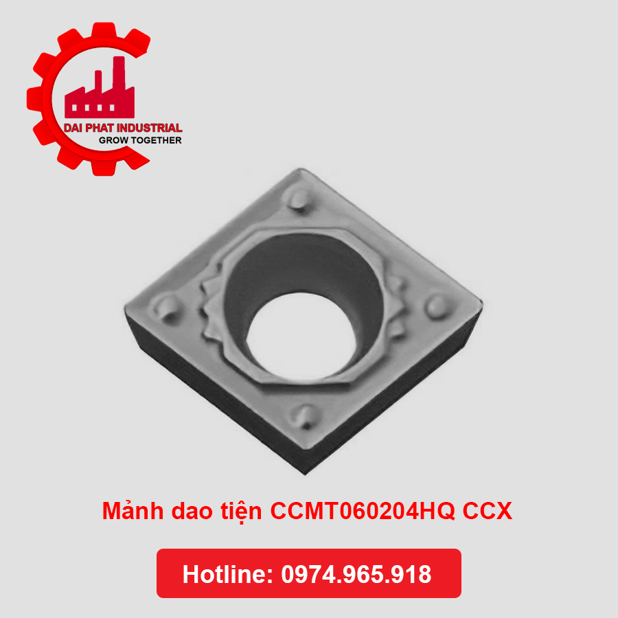 Mảnh dao tiện CCMT060204HQ CCX
