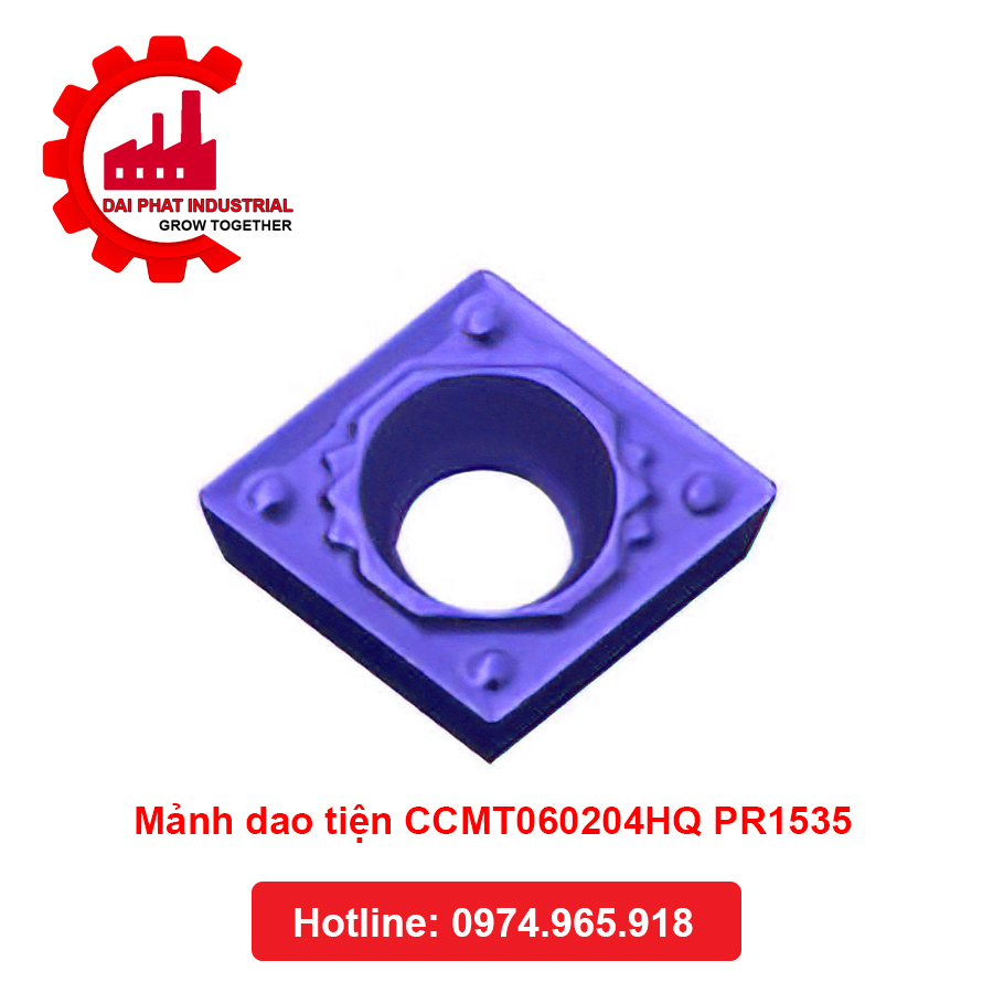 Mảnh dao tiện CCMT060204HQ PR1535