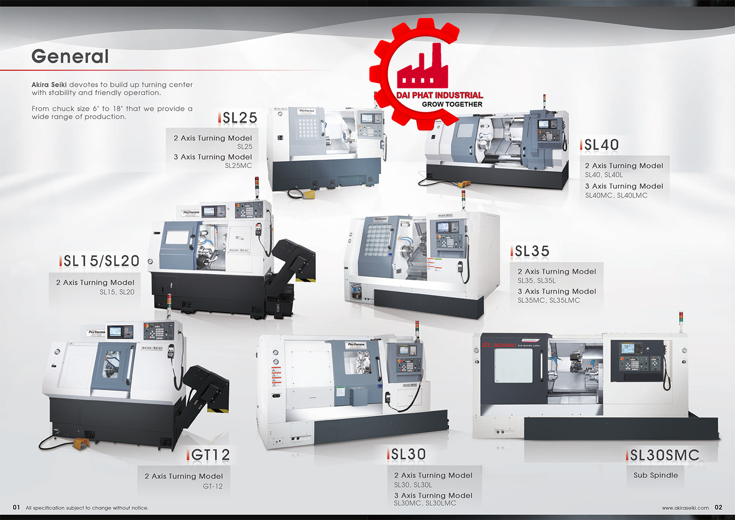 Thông số kỹ thuật và ứng dụng máy tiện AKIRA-SEIKI