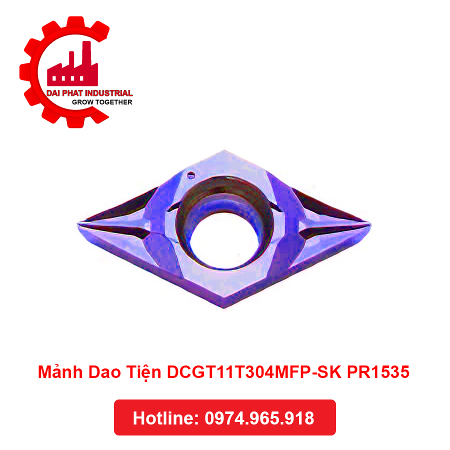 Mảnh Dao Tiện DCGT11T304MFP-SK PR1535