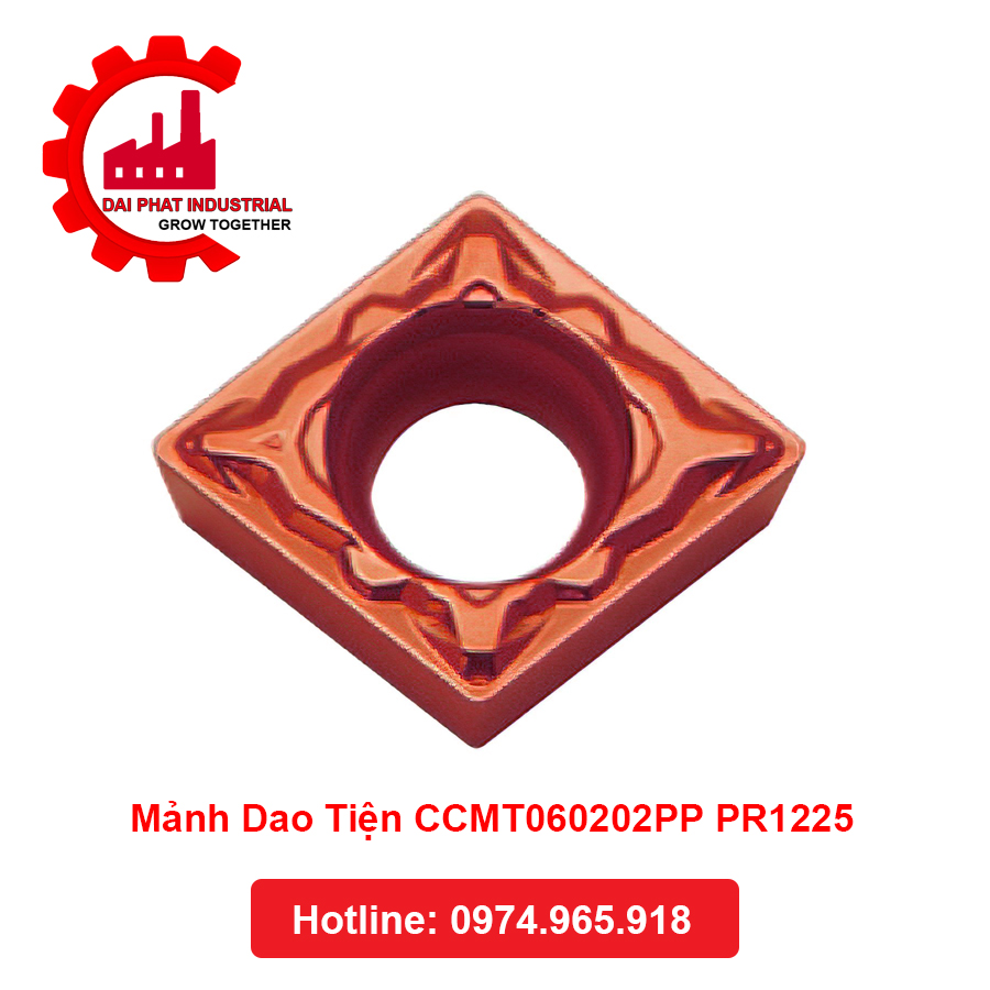 Mảnh Dao Tiện CCMT060202PP PR1225