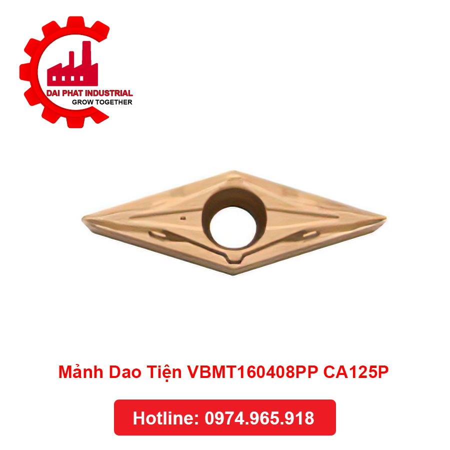 Mảnh Dao Tiện VBMT160408PP CA125P