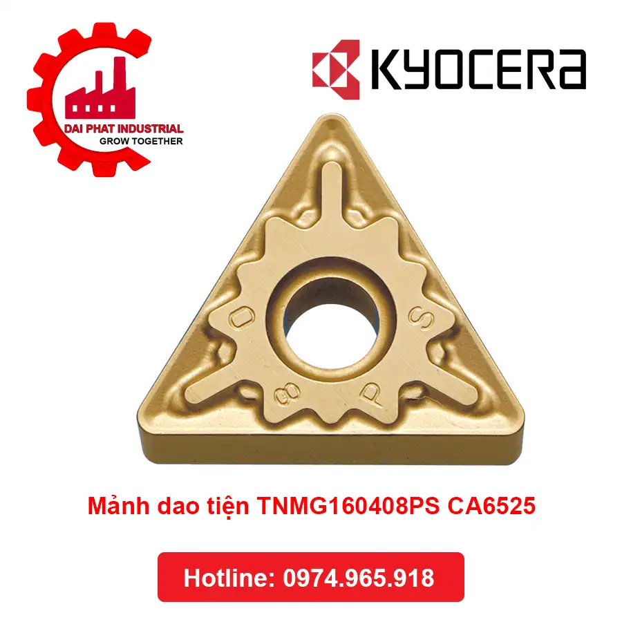 Mảnh Dao Tiện TNMG160408PS CA6525 - Đại Phát