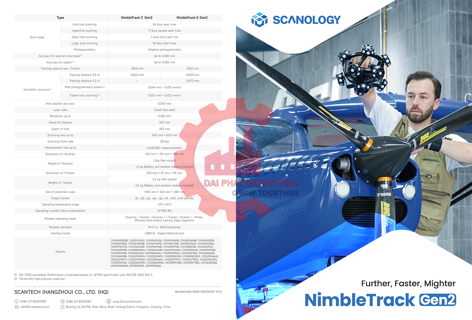 Máy Quét 3D Cầm tay NimbleTrack-C Gen2