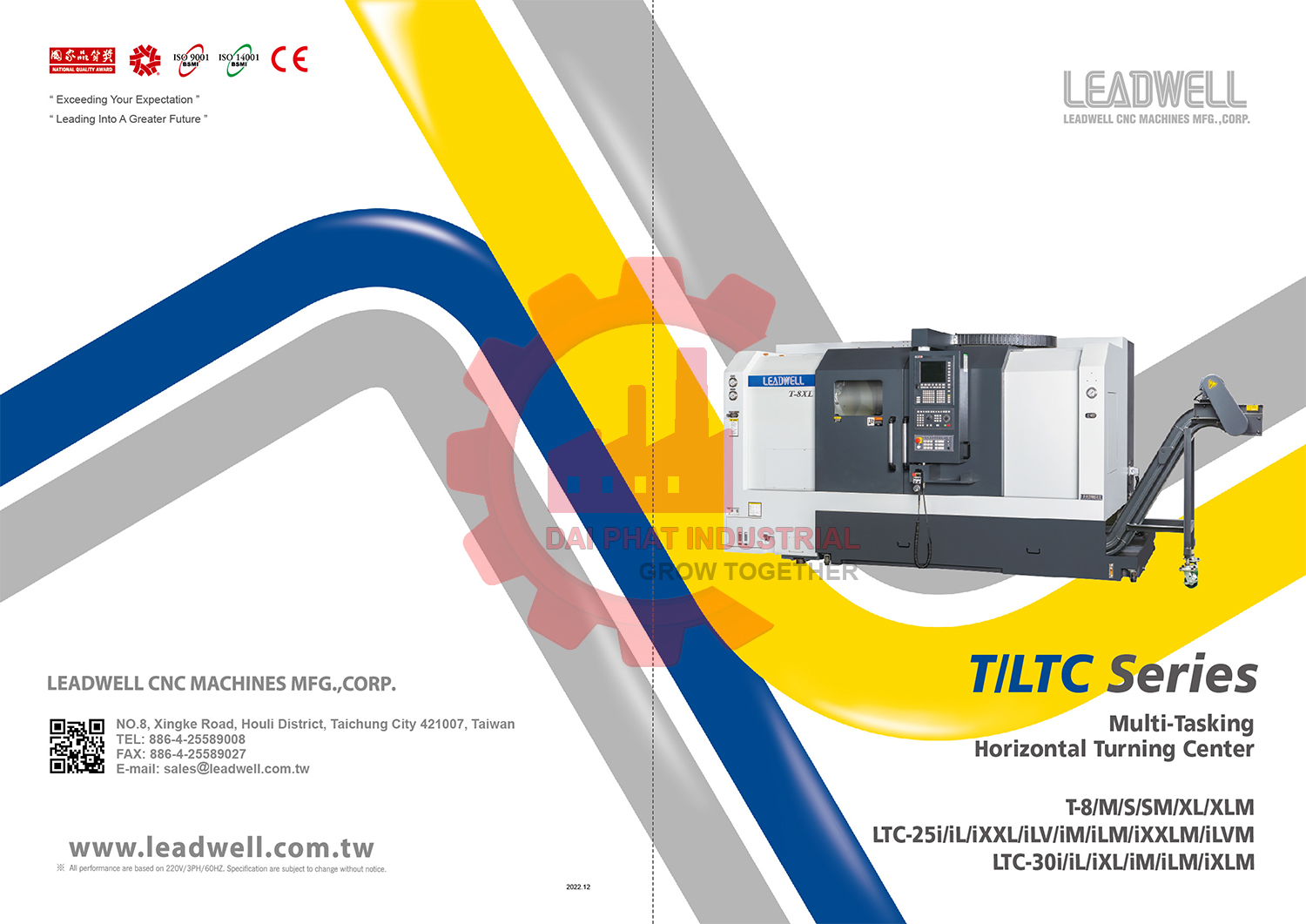 Thông số kỹ thuật và ứng dụng máy tiện CNC LeadWell