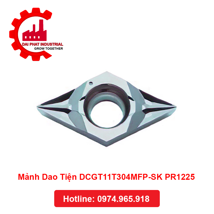 Mảnh Dao Tiện DCGT11T304MFP-SK PR1225