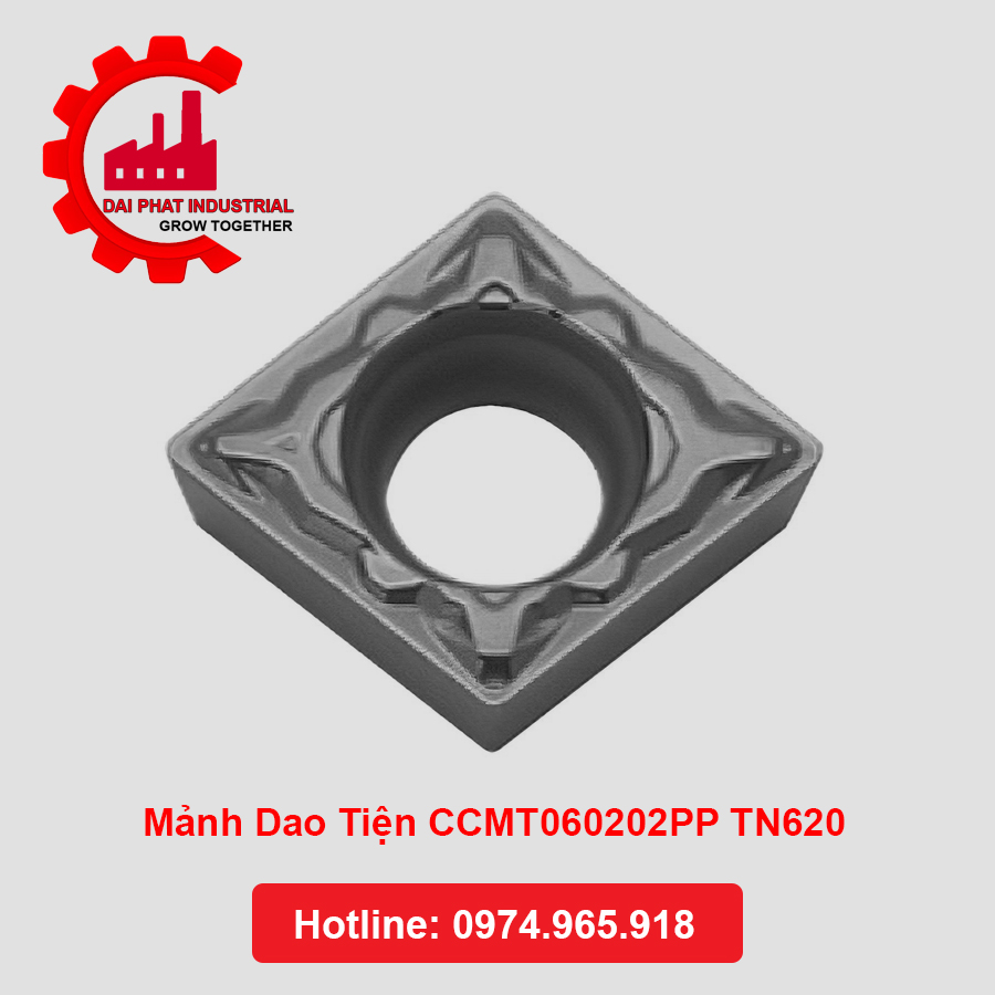 Mảnh Dao Tiện CCMT060202PP TN620