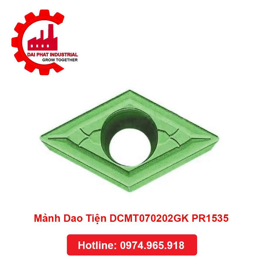 Mảnh Dao Tiện DCMT070202GK PR1535