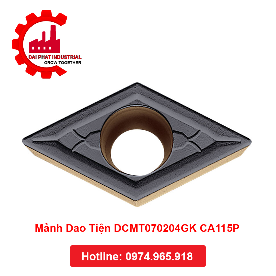 Mảnh Dao Tiện DCMT070204GK CA115P