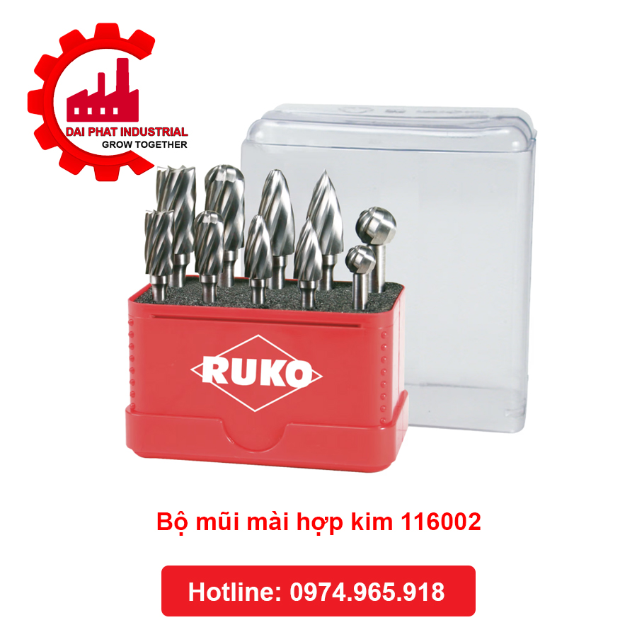 Ứng dụng Bộ mũi mài hợp kim 116002